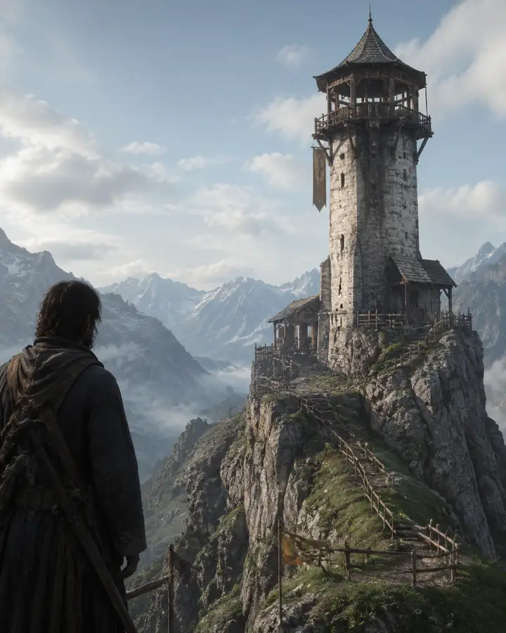 Fantasy watchtower example