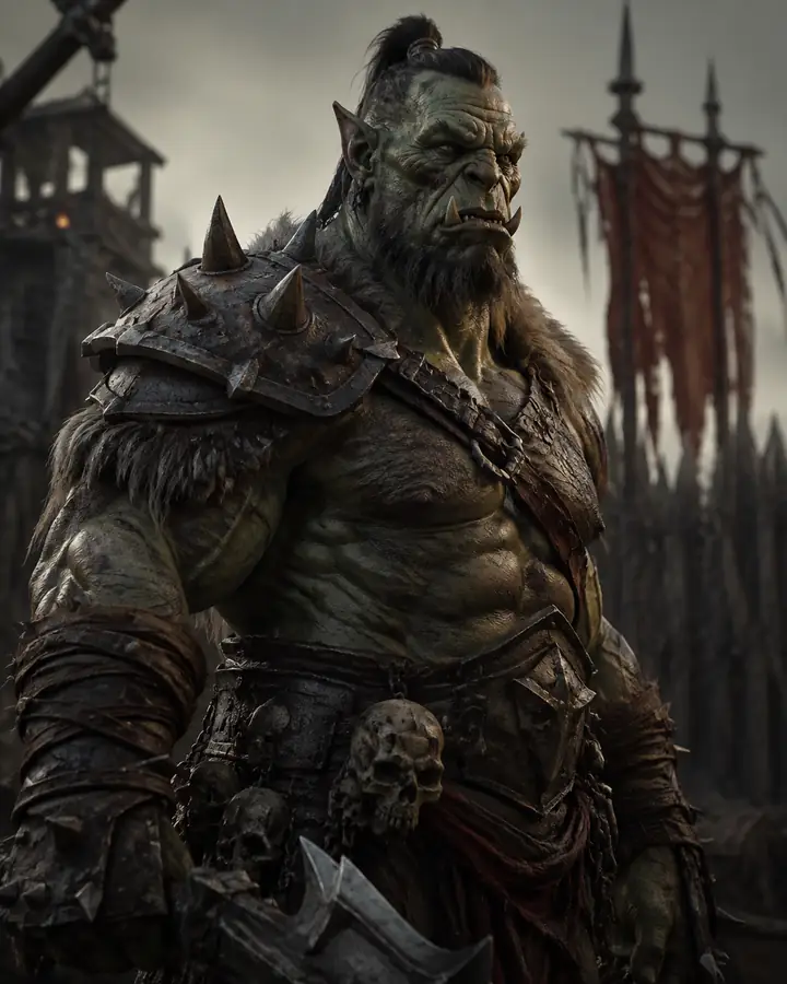 Text to 3D fantasy orc