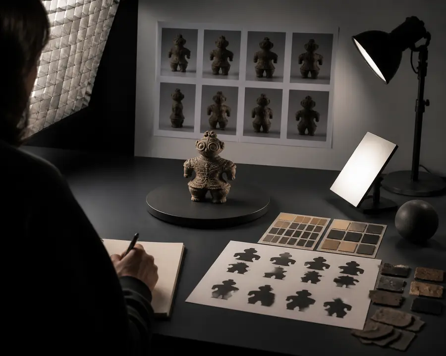 Reference image used to begin an AI 3D workflow