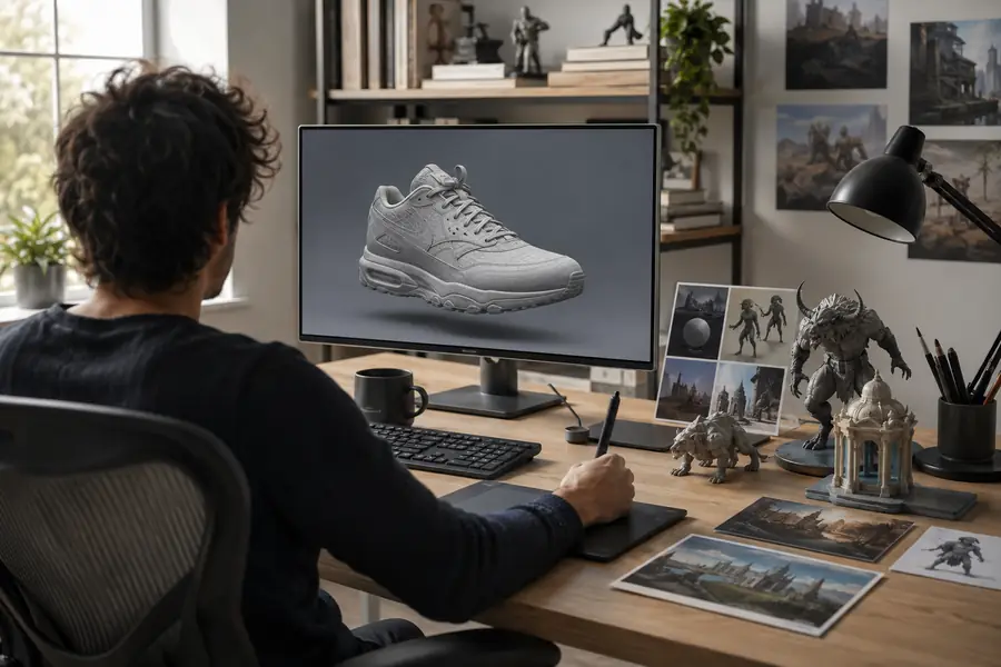 Browser-based 3D AI creation workspace