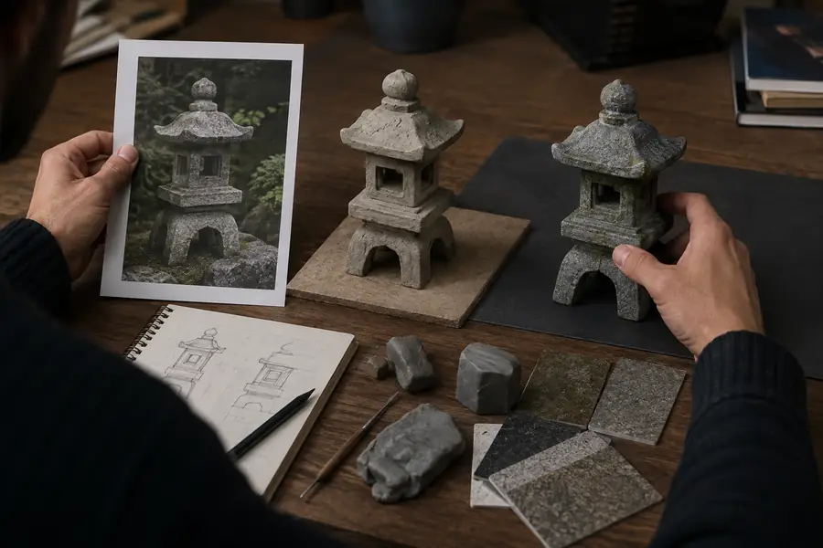 A refined 3D workflow showing a more finished textured asset